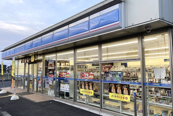 ローソン加須騎西店　約400m