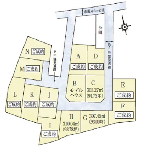 イーストガーデン南篠崎 区画図